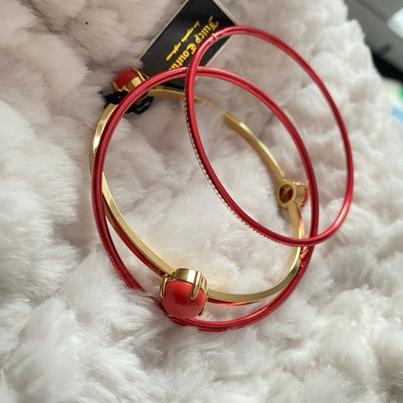 Juicy Couture Gold Tone 3-pieces Bangle  Bracelet NWT - Picture 6 of 11